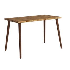 Hanah Home Escritorio de Estudio Roble 110x73x60cm, Madera Maciza Pino y Haya, Diseño Moderno y Funcional